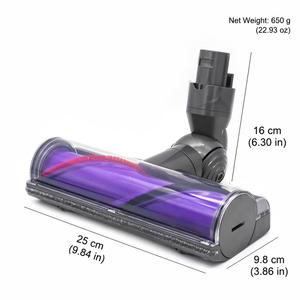 <span class=keywords><strong>Brosse</strong></span> de tête d'aspirateur Binggoo - Grande <span class=keywords><strong>brosse</strong></span> rotative motorisée électrique/manuelle, lavable et réutilisable, compatible V6 - Product Image 5