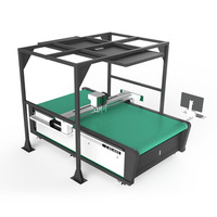 Máquina de Corte de Cuero Sintético CNC Automática Industrial en Oferta, con Equipo de Plotter
