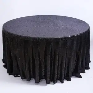 Mantel cuadrado grande de lentejuelas de DiningSequin, ropa de mesa de boda de ganchillo hecha a mano para bodas y vacaciones de Navidad - Product Image 1