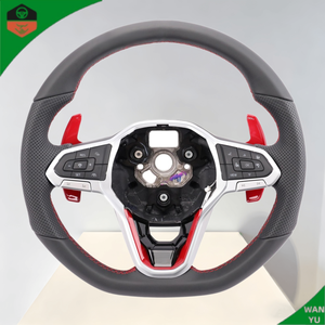 Volant sport en cuir pour VW Polo Golf 6 <span class=keywords><strong>GTD</strong></span> Jetta pour Passat B7 B8 GTI <span class=keywords><strong>GTD</strong></span> <span class=keywords><strong>Golf7</strong></span> Mk7 - Product Image 4