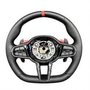 Volant <span class=keywords><strong>à</strong></span> fond plat en fibre de carbone pour BM/W F30 F31 F32 F33, accessoires de course professionnels - Product Image 1