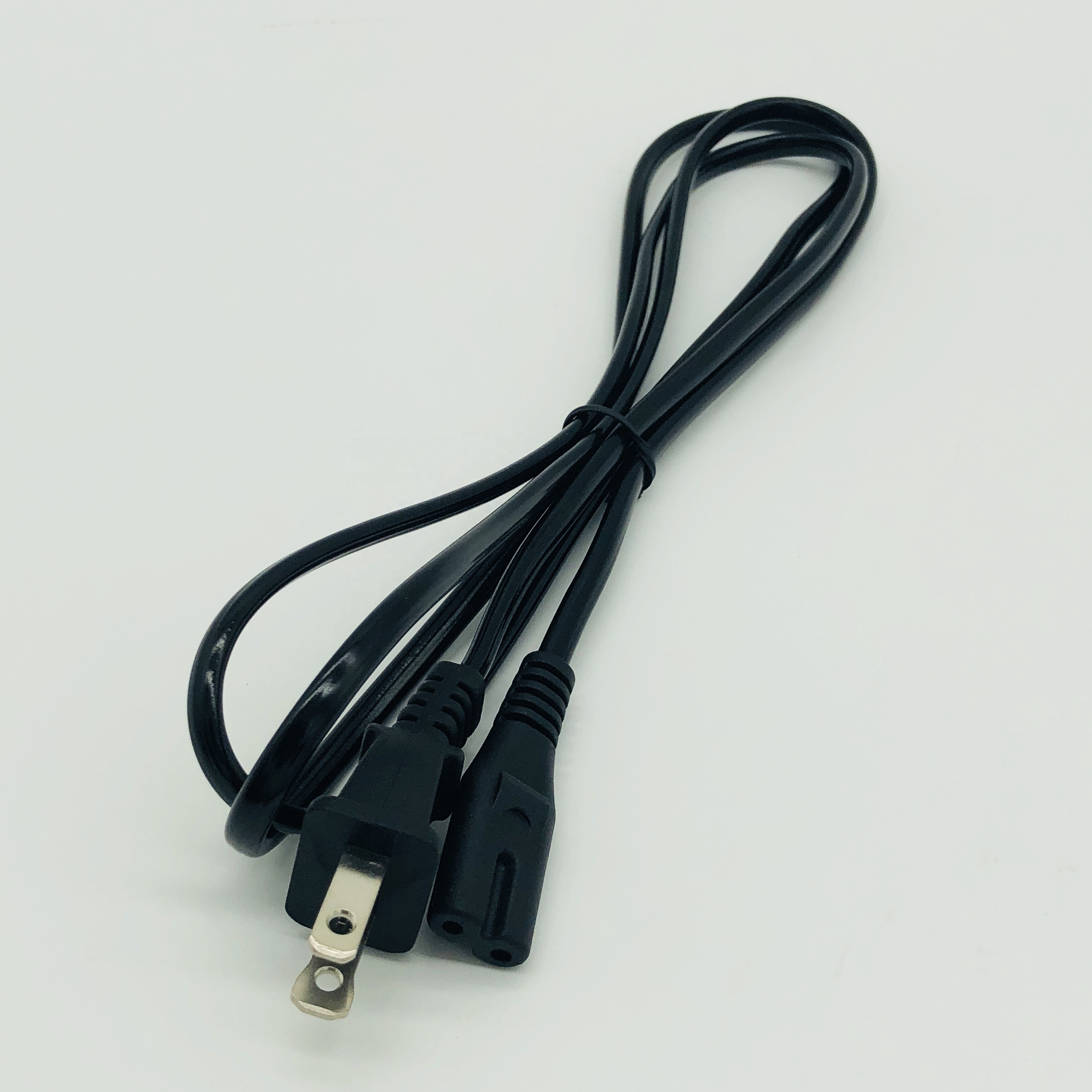 plano conector C8 poder negro interior cable de extensión nuevo producto americano 250V 16A H03VVH2 1,5 M 2 pines no-Tierra