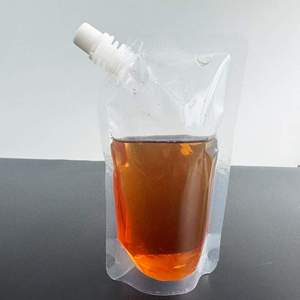 Tùy chỉnh in trong suốt có thể tái chế chất lỏng vòi đóng gói <span class=keywords><strong>Pouch</strong></span> bao bì nhựa túi với cap - Product Image 6