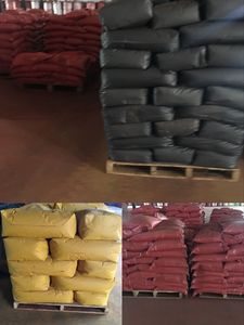 Pigmento Amarillo Óxido de Hierro Modelo 920 (HEBEI) para Asfalto, <span class=keywords><strong>Cemento</strong></span> y Bloques de Pavimento de Concreto - Pigmento Inorgánico - Product Image 2