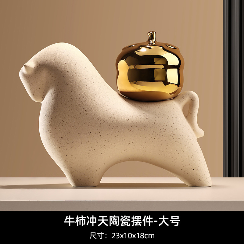 Toro caqui chongtian adornos