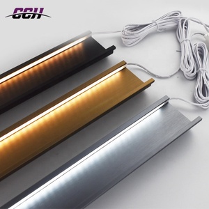 Aluminum Gola Profile C Handle Concealed Kitchen Cabinet Door <strong>Pull</strong> Handle with <strong>Light</strong> LED Aluminum <strong>Light</strong> <strong>Pulls</strong> - Product Image 2