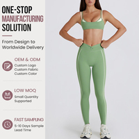 Soutien-gorge de sport respirant à double couche avec taille élastiquée souple et active, modèle pull-on, pour femme