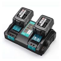 VICTPOWER Baterai Lithium Ion 18V 4.0Ah untuk Peralatan Listrik dengan Pengisi Daya Ganda Bersertifikasi CE/FCC/RoHS 800 Siklus -20C hingga 60C