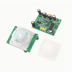 Módulo de Sensor Piroeléctrico Infrarrojo Humano HC-SR501, Sensor Piroeléctrico, Placa de Detección de Movimiento Humano - Product Image 4