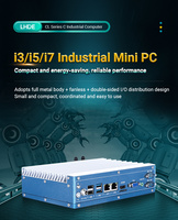 LH10-WIPC komputer tertanam Fanless Box I5 Gen ke-7 RAM 8g 128g SSD Edge Computing PC Mini industri untuk otomatisasi Industri