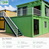 TDHH Vorgefertigtes Container-Café Kaffeeshop Modulares Gebäude Zweistöckiges Einzelhandels-Restaurant Container-Kiosk für Gewerbliche Nutzung