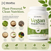 Poudre Protéinée Végétalienne Personnalisée pour Adultes, Nutrition Sportive à Base de Plantes, Bénéfices pour la Croissance Musculaire, Supplément Vitaminique, Boisson en Poudre en Promotion
