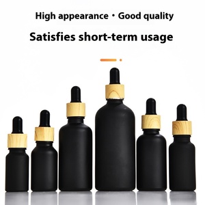 Mỹ phẩm rỗng chai vương miện nắp niêm phong 5ml 30ml 100ml Tinh Chất dầu mờ chai hạt gỗ Vòng phụ đóng gói Chai nhỏ giọt - Product Image 2