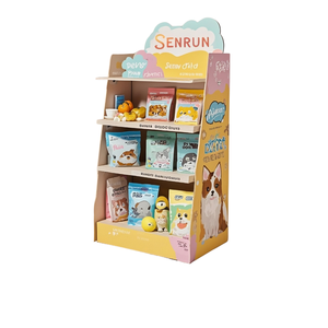 Estante de exhibición de Farmacia de cartón corrugado plegable y portátil, respetuoso con el medio ambiente, soporte de promoción de tienda - Product Image 4