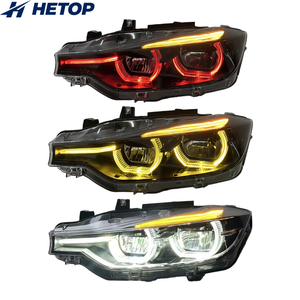 Phares HETOP F30 2012-2018 Série 3, style DRL à triple couleur, phares LED pour voiture, accessoires Plug and Play pour HETOP F30 - Product Image 2