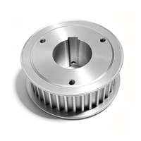 Poulies de distribution en aluminium 8M 20T 30T 32T 40T 48T 50T 60T avec alésage de 1 pouce (25 mm) et largeur de 40 mm, avec moyeu d'extension, pour courroies de distribution HTD 8M