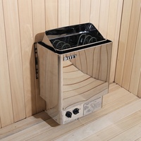 Pemanas Sauna Uap Kering Modern DAVEY DV Model Harga Pabrik, Kontrol Komputer Portabel, 3-9kw 220/380V, Jendela Transom, Untuk Penggunaan di Rumah