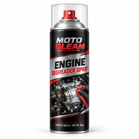 Dégraissant moteur MOTO GLEAM en spray, formule de qualité professionnelle pour compartiment moteur, moto et machines agricoles