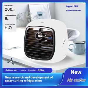 Nouveau mini <span class=keywords><strong>refroidisseur</strong></span> <span class=keywords><strong>d</strong></span>'<span class=keywords><strong>air</strong></span> silencieux alimenté par USB et CA petit vaporisateur de climatiseur de bureau pour dortoir à domicile nouveau ventilateur de réfrigération - Product Image 2