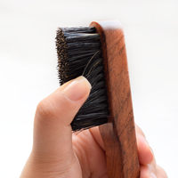 Brosse de nettoyage en poils de sanglier de Chine 100% pur, qualité professionnelle, plusieurs tailles, manche en bois, personnalisable OEM