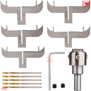 Kit di attrezzi per punte da trapano per la lavorazione del legno con lame per fresa ad anello per bracciale in legno per realizzare anelli e gioielli in legno personalizzati fai da te - Product Image 3