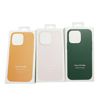 Coque de téléphone en Silicone liquide avec Logo Original Pop-up Animation de luxe pour Apple iPhone 12 13 14 Pro Max