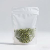 Sac Autoportant en Plastique de Qualité Alimentaire Givré, Transparent et Anti-Humidité pour Emballage de Petites Collations et de Tisanes en Gros