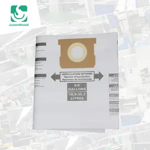 Beyaz kağıt tek kullanımlık elektrikli süpürge dükkan Vac 5-8 galon için filtre torbası yedek vakum torbaları Tyepe E 90661 9066100