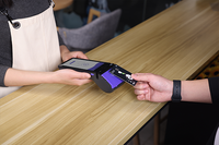 Terminal de paiement POS, mini lecteur de cartes de crédit MSR avec clavier PIN