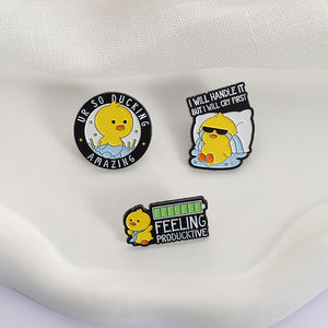Lo manejaré pero lloraré primero esmalte Pin humorístico pequeño pato amarillo actitud positiva broches solapa insignia joyería regalo - Product Image 3