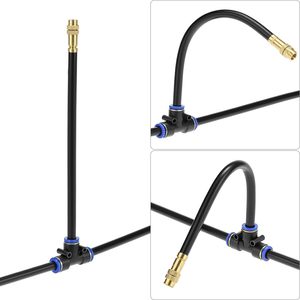 Schnellanschluss-Messing-Nebeldüse mit T-Stück für 8mm Schlauch, 360° Verstellbar, Energieeffizient, Einfache Installation - Product Image 5