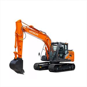 Excavatrice Hitachi d'occasion en bon état, 14,4 tonnes, sur chenilles, modèle ZX130 LCN-6, pour travaux de construction - Product Image 1