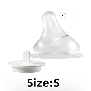 사용자 정의 투명 아기 젖병 젖꼭지 복통 방지 액체 실리콘 젖꼭지 - Product Image 4