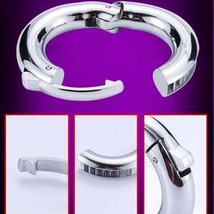 Grand petit métal anneaux de poids de pénis lourd préservatifs d'agrandissement de pénis jouets sexuels produits intimes retarder l'éjaculation anneau pénien - Product Image 4