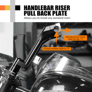 แผ่นยกแฮนด์ NICECNC ขนาด 2.5 นิ้ว สำหรับ Harley Street <span class=keywords><strong>Bob</strong></span> 114 FXBBS Low Rider S FXLRS 117 Softail Standard Road <span class=keywords><strong>King</strong></span> - Product Image 5