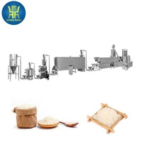 Machines de fabrication de riz artificiel instantané et usine de riz fortifié de Chine, machine de traitement de la farine de riz
