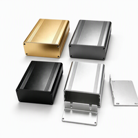Boîtier de distribution en aluminium extrudé sur mesure avec usinage CNC, indice de protection IP30, couleurs et dimensions personnalisées pour contrôleur de carte de circuit imprimé