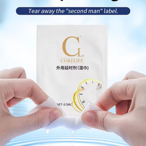 Toallitas Retardantes CokeLife al por Mayor OEM 10ml, Mejora Masculina, Extractos Herbales Sexuales, Erección Prolongada para Hombres - Product Image 1