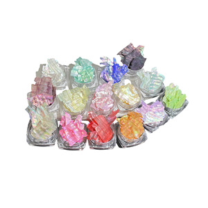 6 Colores, Escamas de Concha de Abulón Irregulares, Lentejuelas Finas para Decoración de Uñas con Efecto Aurora, Textura Natural, Decoración para Manicura - Product Image 5