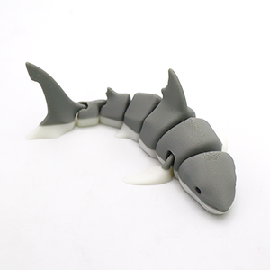Figurines de requins multicolores imprimées en 3D créatives, jouets articulés animaux tendance, ornements pour artisanat, cadeaux, dinosaures, animaux - Product Image 3