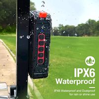 Mini haut-parleur portable IPX6 pour chariot de golf avec aimant super puissant intégré, logo personnalisé, haut-parleurs sans fil pour extérieur