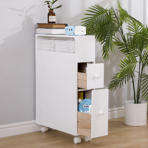 Hot Sale Indoor Perfect Bathroom Accessory wooden toilet cabinet Toilet Paper Storage White toilet cabinet