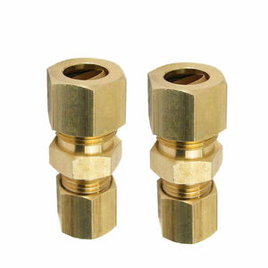 Composants de raccords à compression en laiton personnalisés assemblés sur tubes en <span class=keywords><strong>cuivre</strong></span> de 1 à 4 pouces pour les systèmes d'eau/gaz basse pression - Product Image 4