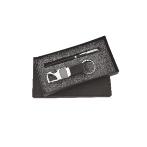 Juego de regalo corporativo 2 en 1 de bolígrafo y llavero con opción de marca para uso promocional y regalo ejecutivo - Product Image 3