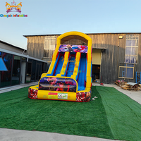 Toboggan aquatique gonflable commercial et éducatif en PVC, géant, pour jardin, école, centre commercial, parc de trampolines résidentiel
