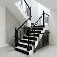 Hochwertiger Edelstahl-Treppenhandlauf im französischen Design, anpassbar, rostfrei, korrosionsbeständig, für Balkon, Villa, Hotel, 2 Jahre Garantie