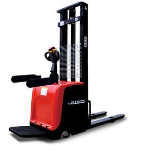 Gerbeur de palettes de moteur et de batterie de haute qualité Staning sur chariot élévateur électrique complet 2 tonnes 3m hauteur de levage gerbeur de palettes électrique - Product Image 2