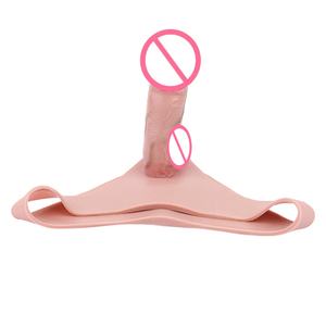 Nuovi pantaloni in <span class=keywords><strong>Silicone</strong></span> cavo da indossare per pene comodi pantaloni in pelle giocattoli sessuali per uomini e donne - Product Image 4