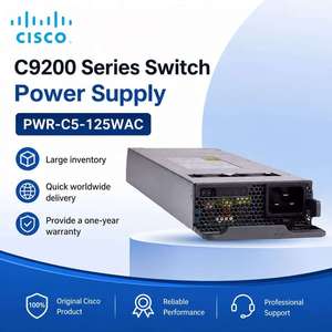 Nouvelle alimentation électrique originale PWR-C5-125WAC pour commutateurs de la série C9200, garantie d'un an, en stock - Product Image 1