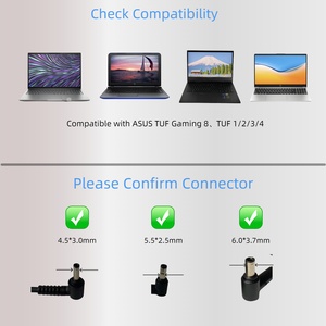 Bán hàng nóng <span class=keywords><strong>Asus</strong></span> 150W DC máy tính xách tay Power <span class=keywords><strong>Adapter</strong></span> 20V 7.5A 4.5*3.0 mét cho tuf chơi game máy tính xách tay với bảo vệ ngắn mạch - Product Image 4